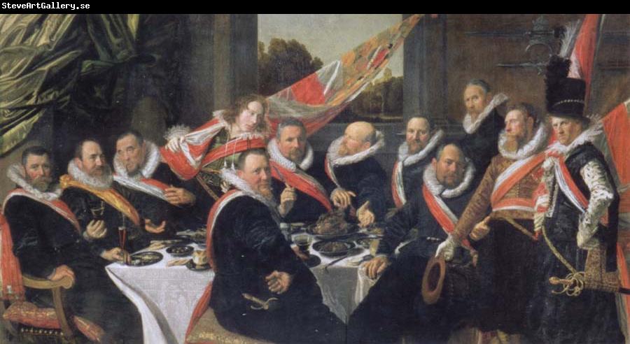 Frans Hals Festmabl of the officers of the St. Jorisdoelen in Haarlem